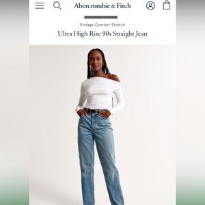 Abercrombie & Fitch Light Blue Jeans